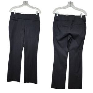 Apt. 9 Brynn Casual/Business Straight Leg Pull-On Pants Size 8 Color Dark Gray